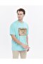 Oversize Print Detailed T-Shirt - 3
