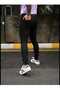 Men's Black Slim Fit Lycra Men's Jeans - 3