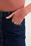 Women's Dusty Rose Finger Detailed Body - 4