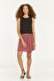Black Bohemian Short Blouse - Crew Neck, Sleeveless - 2