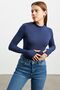 Women's Navy Blue Finger Detail Body - 4