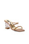 22411257 Beige Women's Heeled Slippers - 3