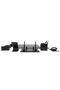 Pr609 Double Pen Black Color Leather Desk Mat Set 9 Pieces - 7