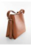 Women's Suede Soft Leather Large Size Shopper Bag with High Quality Snap Fasteners and Zippered Interior Compartment - 2
