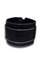 Black Antique Handcrafted Men's Leather Bracelet with Wide Belt - 2