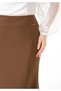 Fish Model Maxi Size Hazelnut Color Skirt - 5