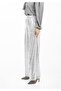 Sequined White Wide Leg Trousers - 3