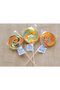 Colorful Mixed Fruit Flavored Wooden Handle Lollipops 100 Pieces 14 Gr - 4