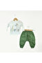 Safari Linen Vest Green - 2