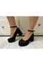 Genuine Leather Women's Heeled Shoes 34-35-36-37-38-39-40