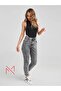 Mom Jean Lycra High Waist Trousers - 7