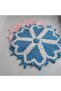 Hand Knitted Heart 2-Piece Dowry Bath Washcloth Set