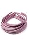12 Pieces Satin Embroidered Plastic Crown Pink Color 1 cm Wide