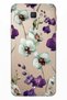 Case for Samsung Galaxy J7 Prime Pure Modern Patterned Silicone Case Orchid Flower