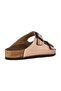 LENS Women's Slippers Silver Patent Leather - 3