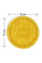 Round Coaster Silicone Mold - Premium Series Silicone for Epoxy Casting 12cm