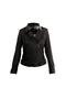 Deri Ceket Biker Metal Bones