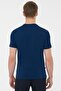 Navy Blue Slim Fit Crew Neck T-Shirt - 3