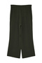 Green Elastic High Waist Pleated Wide Leg Woven Pants Tbbss22Pl0448 - 7
