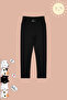 Black Girl's Basic Knitted Tights Tkdss24Ta00008 - 3