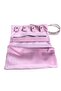 Jewelry, Travel and Jewelry Roll & Organizer and Bag / Bright Pink (with Zipper and Drawstring) - 3