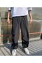 Unisex Black Parachute Pants