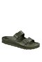 Khaki Women's Slippers -1019152 Model, Size 38 - 2