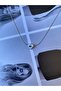 Women's Minimal Eye Necklace with Heart