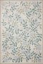 Floral Cream Woven Base Washable Carpet Miravip9098