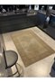 Brown Star Floral Traditional Woven Base Washable Carpet Miravip9079 - 2