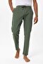 Dark Khaki Linen Blended Lace-Up Men's Trousers - 2
