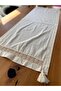 Home's Organic Fabric Runner with Tassels - 5