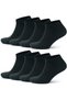 8 Pairs of Economical Cotton Black Women's Booties - 2