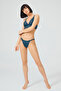 Women's Tenan Green Lace Transparent Non-Wireless Bra Set - 3