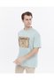 Oversize Print Detailed T-Shirt - 4