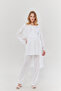 New Season Women's Short Sleeve Maternity and Postpartum Pajama Set 3-Piece Set - 5