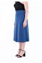 IndigoMidiLength A-line Kilos Skirt - 3