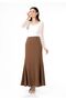 Fish Model Maxi Size Hazelnut Color Skirt