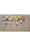Colorful Mixed Fruit Flavored Wooden Handle Lollipops 100 Pieces 14 Gr - 3