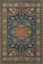 Red Green Starry Traditional Woven Base Washable Carpet Miravip9103