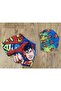 Boy (2-8 Years) Printed Swimsuit Suit (Swimwear Bone) - 4