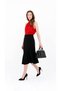 Black Midi Flared Skirt - A-Line