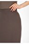 Maxi Boy Classic Mink Skirt with Back Slit and Zipper - 5