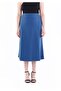 IndigoMidiLength A-line Kilos Skirt - 2