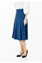A-Line Indigo Midi Skirt - 3