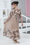 Girl's Long-Length Chiffon Lined Hijab Dress