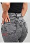Mom Jean Lycra High Waist Trousers