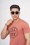 Men's Slim Fit Slim Fit Crew Neck Lycra Stretchy Soft Textured Fabric - 2