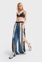 Jeans Colored Piece Palazzo Denim - Side Button Design - 3
