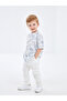 Lcw Prevailing Collar Short Sleeve Printed Baby Boy Shirt - 3